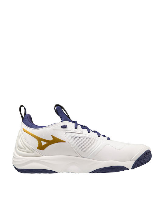 Mizuno Wave Momentum 3 Bărbați Pantofi sport Volei Albe