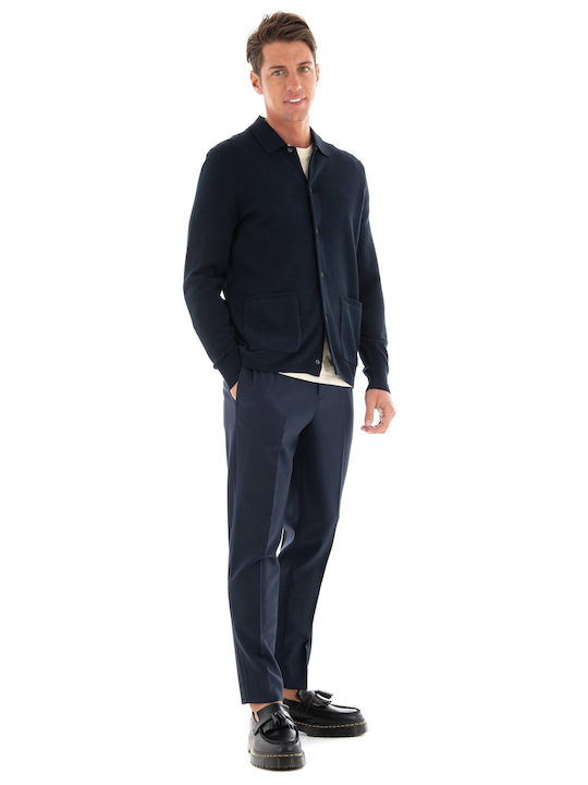 Marc O'Polo Men's Knitted Cardigan Navy Blue