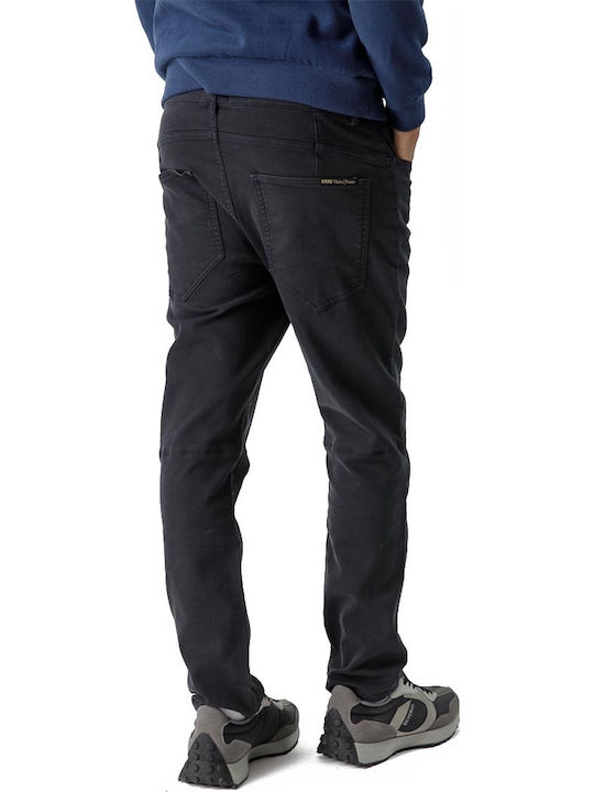 Trousers Elastic Dark Navy Blue