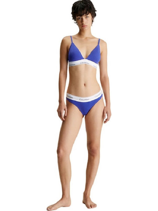 Calvin Klein Bralette Σουτιέν Μπλε
