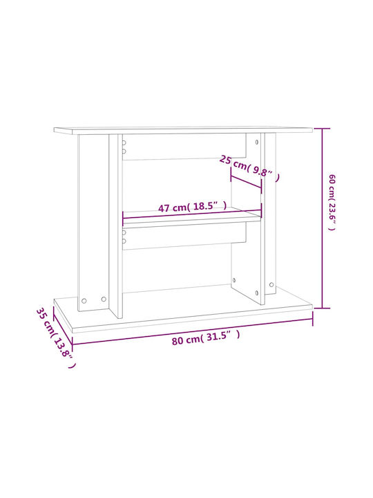 vidaXL Suport Acvariu Aquarium Stand