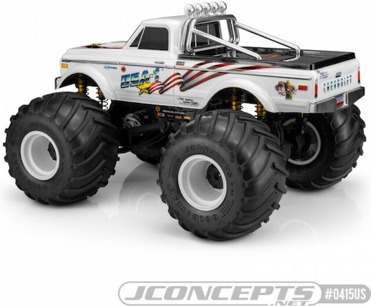 JConcepts Jconcepts 1970 Chevy K10 Usa-1 Edition 10.5" Wheelbase Fits Tamiya Clod Buster Similar Jconcepts