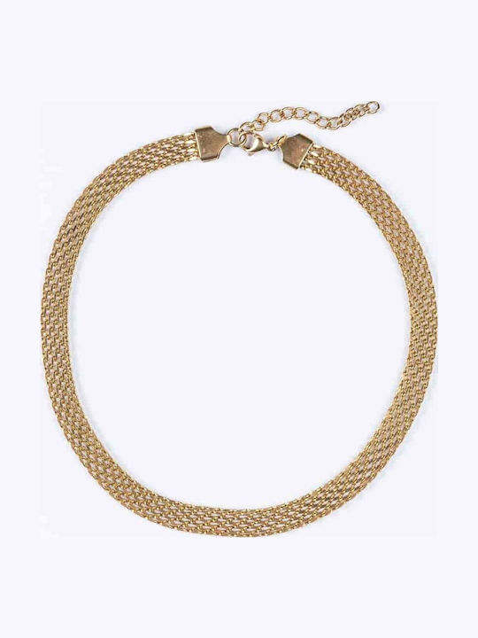 Cuoro Necklace from Gold Plated Steel