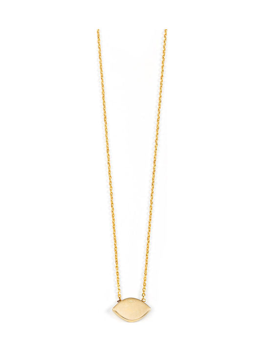 George Art Jewels Lucky Charm Necklace Made of 14K Gold Turquoise