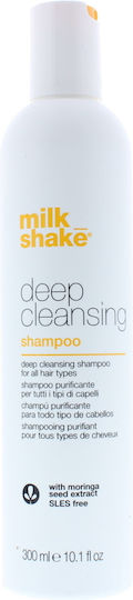 Milk Shake Deep Cleaning Σαμπουάν Βαθύ Καθαρισμού για Όλους τους Τύπους Μαλλιών 300ml