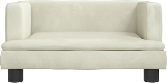 Kids Sofa Beige 60x40x30cm