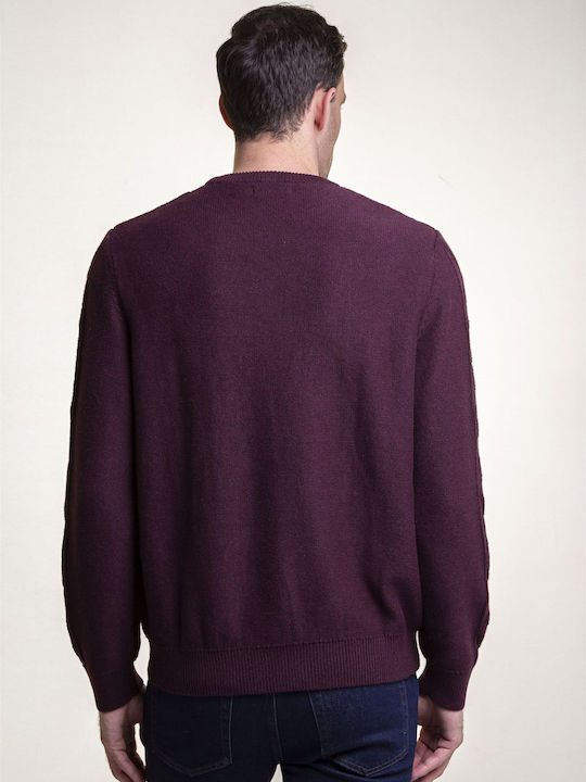 Nautica Men's Long Sleeve Sweater Burgundy