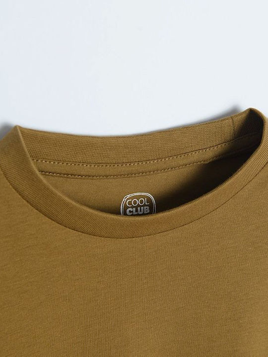 Cool Club Kinder Shirt Langarm Khaki