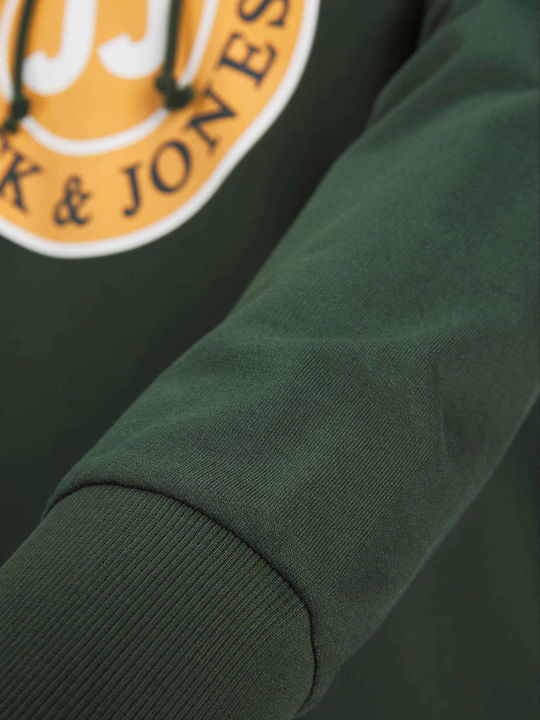 Jack & Jones Hanorac pentru bărbați cu glugă Verde