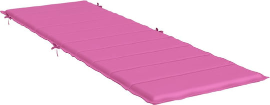 vidaXL Sonnenbank-Kissen Mit Rückenlehne Rosa 186x58cm