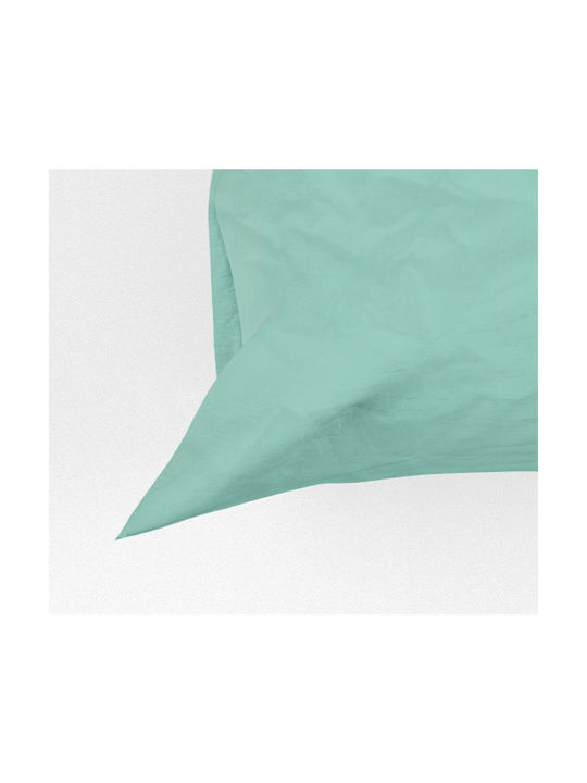 Family Enterprise Pillowcase with Envelope Cover Turquoise 50x70cm