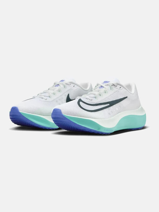 Zoom Fly 5 Herren Sportschuhe Laufen Weiß