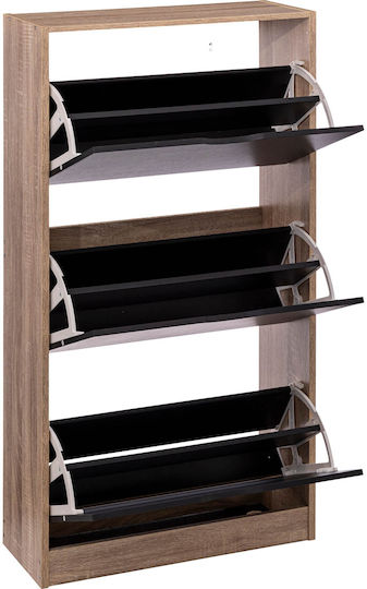Holz Schuhschrank 60x23x119cm