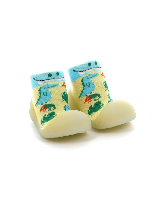 BigToes Kinder Haussocken Gelbe