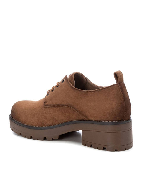Damen Oxfords in Braun Farbe
