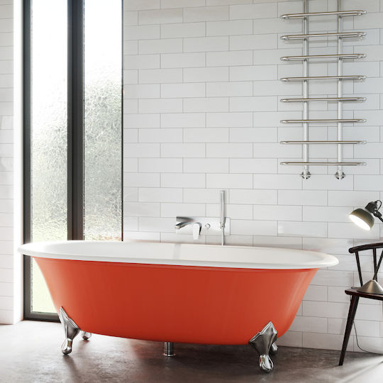 Ferro für Badewanne 2 Ausgänge Weiß