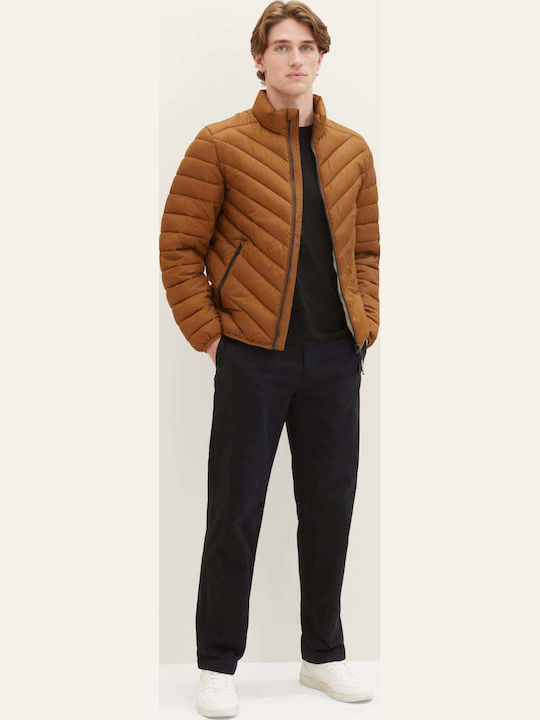 Sleeveless Winter Jacket Puffer Brown