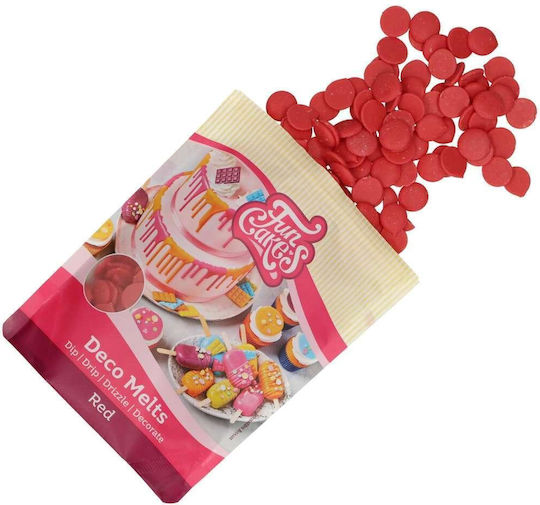 Fun Cakes Διακοσμητική Τρούφα Κόκκινη 250gr F25130