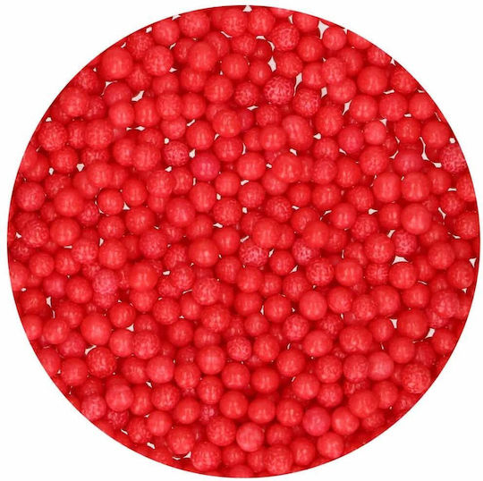 Fun Cakes Decorative Pearls Red 80gr F51820