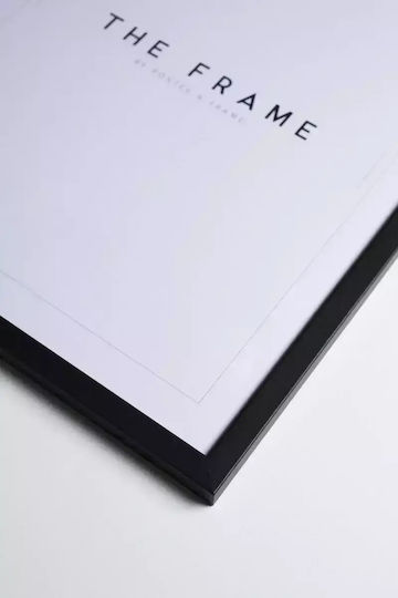 Poster & Frame Fotorahmen Hölzernes mit Schwarzem Rahmen