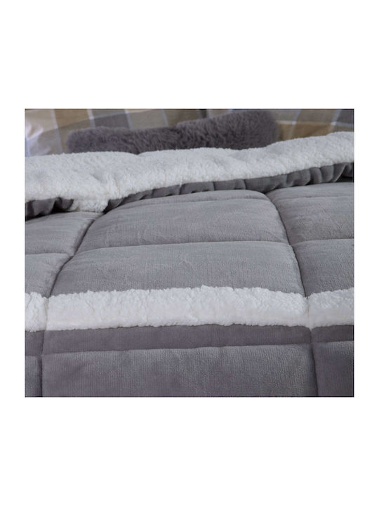 Nef-Nef Homeware Duvet Cover Queen 220x240cm Versan Grey (nef nef)