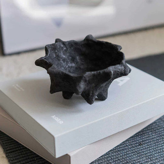 Mette Ditmer Διακοσμητικό Μπωλ Κεραμικό Μαύρο 20x20x20cm
