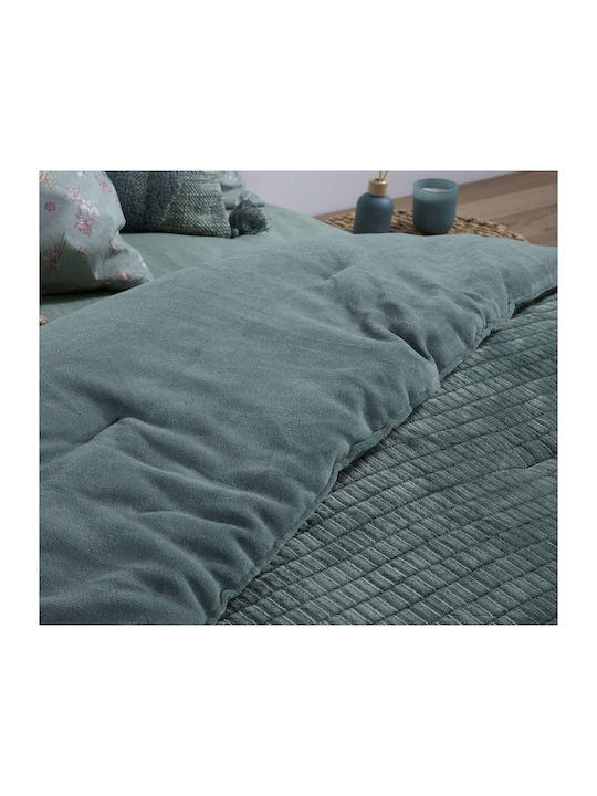 Nef-Nef Homeware Duvet Cover Single 160x220cm Ezra Green