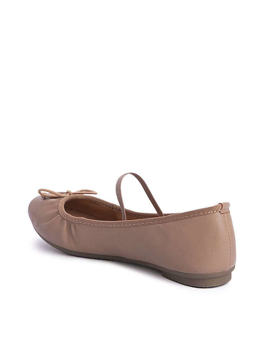 Keep Fred Ballerinas Beige