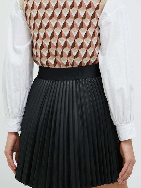 DKNY Mini Skirt in Black color