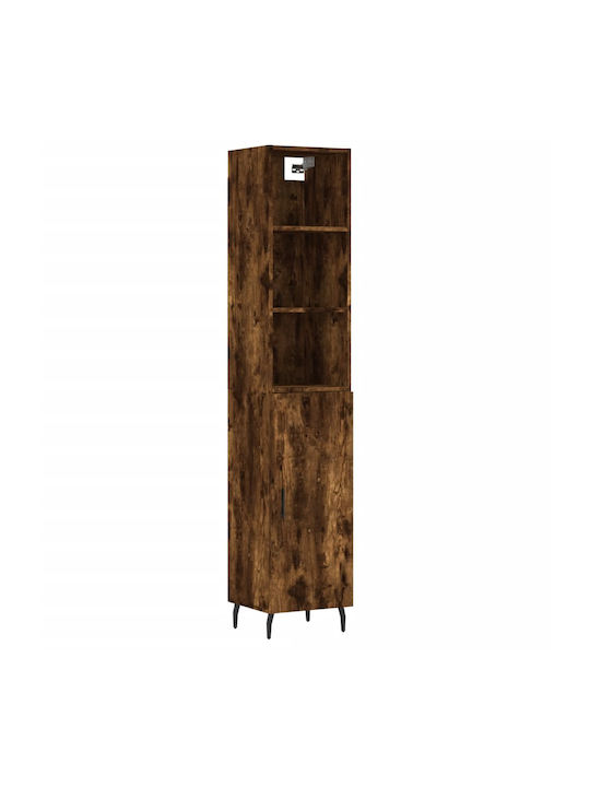 Bookcase Smoky Oak 34.5x34x180cm