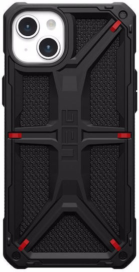 UAG Monarch Back Cover Aramid Fiber 2mm Magnetic Black (iPhone 15 Plus)