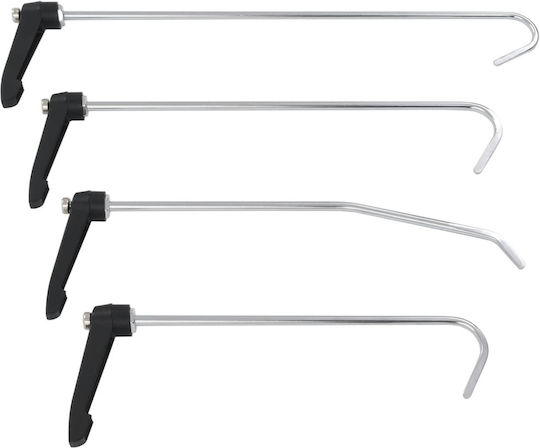 vidaXL Kit Επιδιόρθωσης για Βαθουλώματα Αυτοκινήτου Ασημί 4τμχ