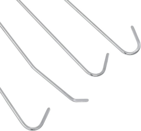 vidaXL Kit Επιδιόρθωσης για Βαθουλώματα Αυτοκινήτου Ασημί 4τμχ