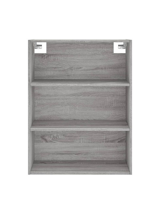 Bookcase Gray 69.5x34x180cm