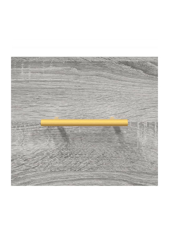 Bookcase Gray 69.5x34x180cm