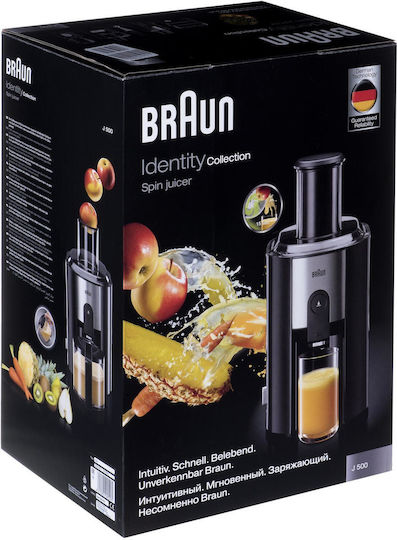 Braun J500 Entsafter 900W Schwarze