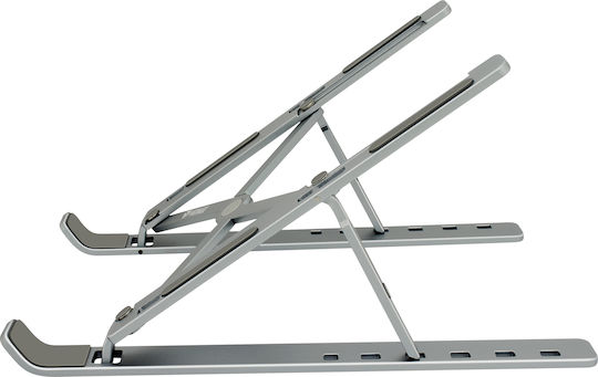 Yenkee YSM 02 ALU Βάση Στήριξης για Laptop έως 15.6" Ασημί