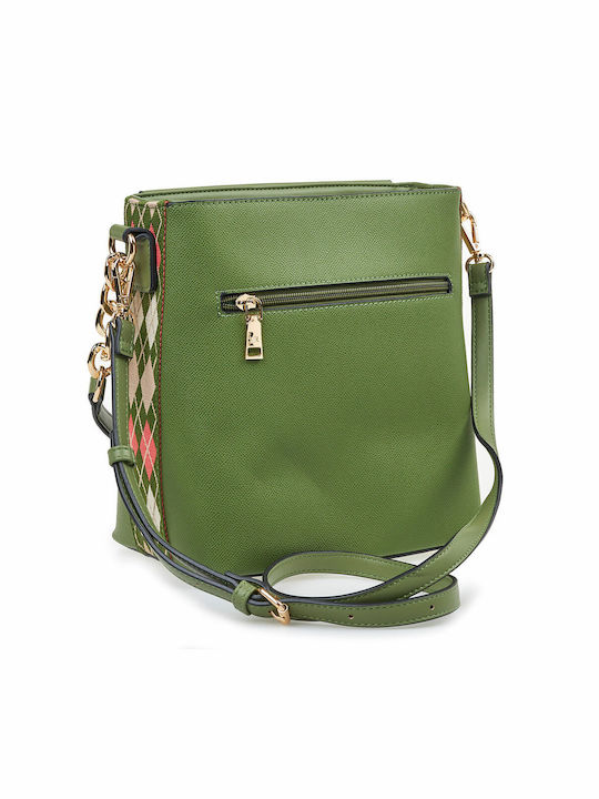 Verde Damen Tasche Crossbody Grün