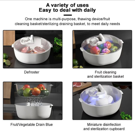 Plastic Lunch Box White 32.5x26cm