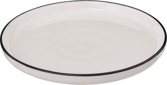 Plate Desert Glass Gold with Diameter 21cm
