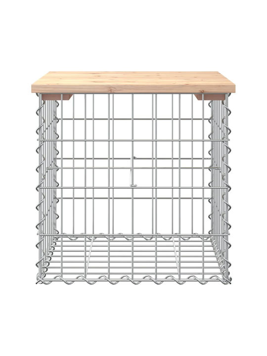 Scaun Metalic Cub Pentru Exterior Maro 43x44x42cm