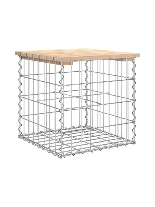 Scaun Metalic Cub Pentru Exterior Maro 43x44x42cm