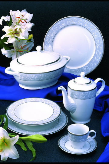 Emfasi Gray Porcelain Dinnerware Set 20pcs