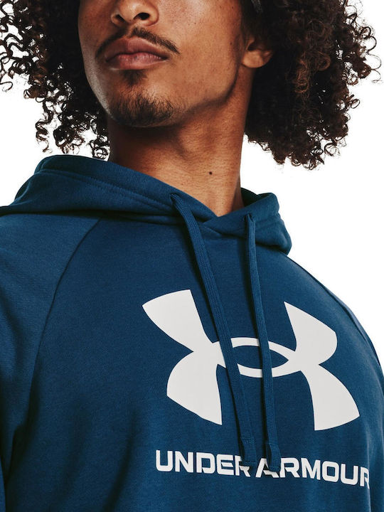 Rival Sweatshirt With Blue Hood