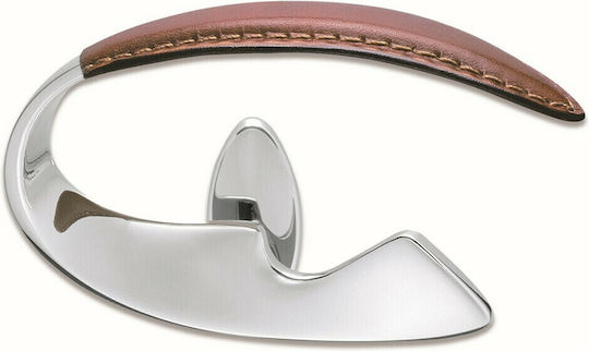 Obispa Wall Hanger Metal Silver 14x8.2x8.5cm