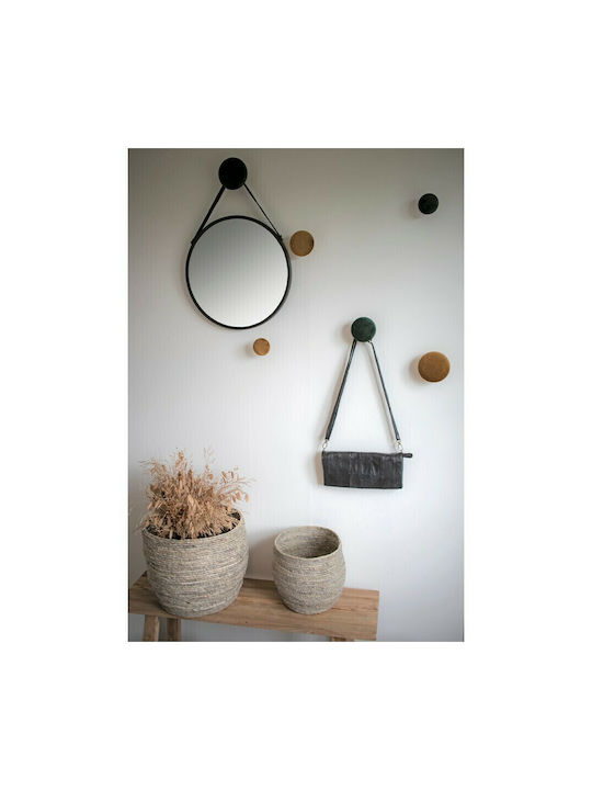 Wall Hanger Metal Green 10x5x10cm