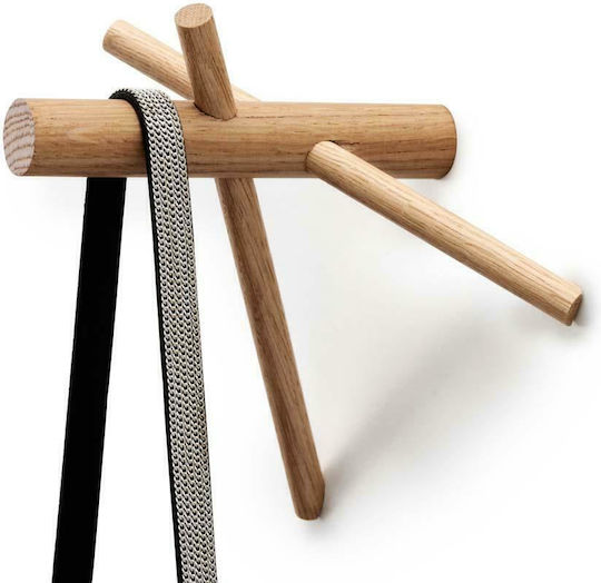 Normann Copenhagen Крехмастa Стенна Дървена Кафява 15.5x14.5x12.5см