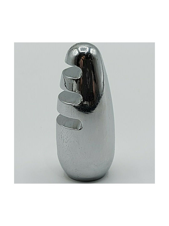 Valli&Valli Wall Hanger Metal Silver 1.5x1.5x4cm