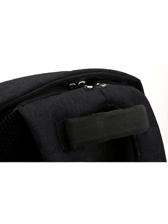Amber Τσάντα Πλάτης για Laptop 15.6" σε Μαύρο χρώμα AM2008-BLACK