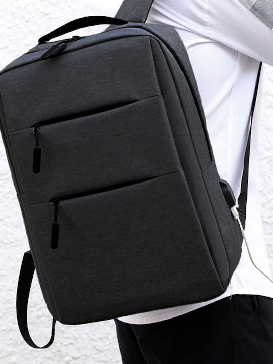 Amber Чанта Раница за лаптоп 15.6" в Черен цвят AM2009-BLACK